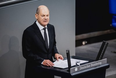 Olaf Scholz im Bundestag