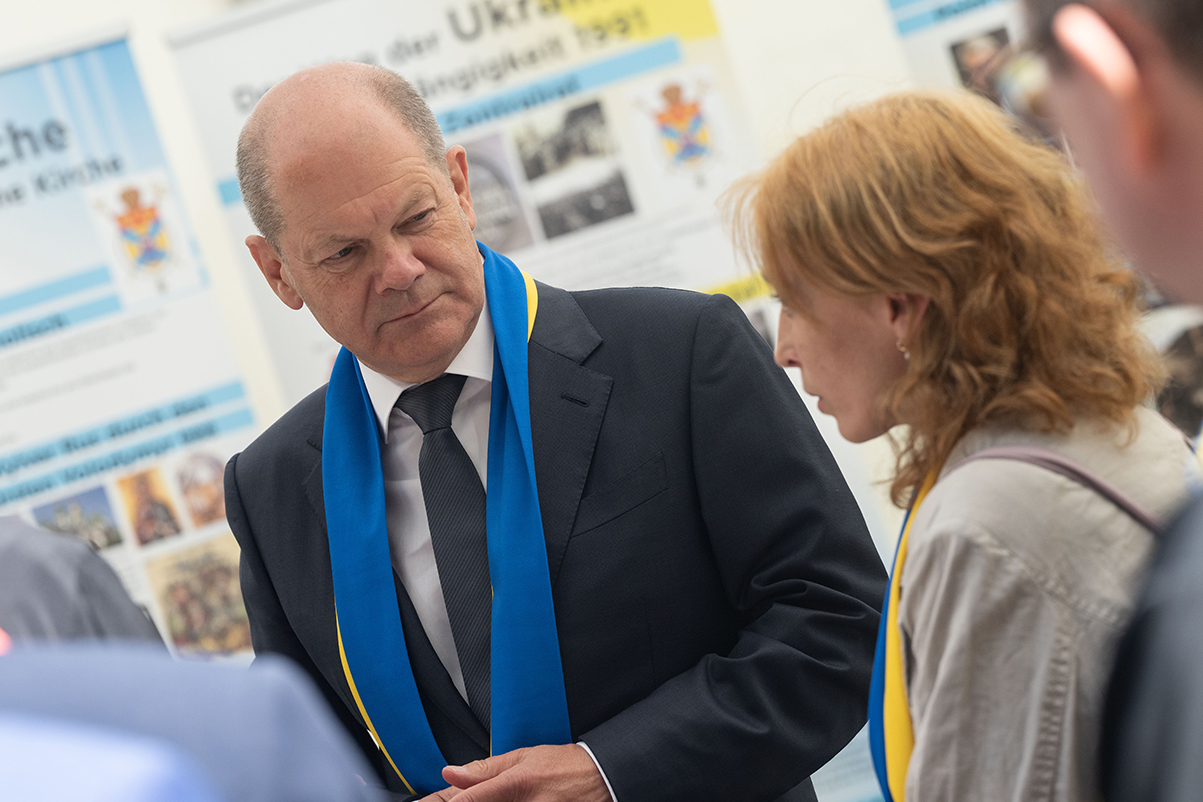 Foto: Olaf Scholz auf dem Deutschen Katholikentag